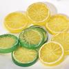 Plastic Lemon Slice Models for DIY Creative Ornaments and Kitchen or Photography Decoration Props