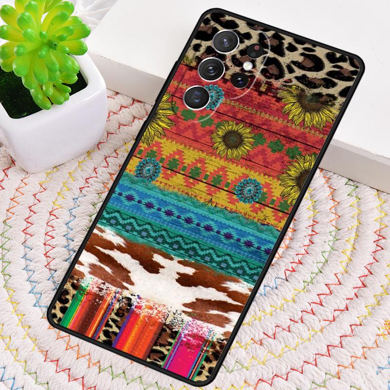Custodia per Telefono Cowboy Cowgirl Howdy Western Ranch Boho per Samsung Galaxy note 10 pro S26 Ultra S23 S24 FE S25 S21 S22 PLUS Cove