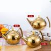 Thickened Stainless Steel Teapot with Strainer Ideal for Home Brewing Flower Tea Suitable for Induction Cooker for Cozy Teas