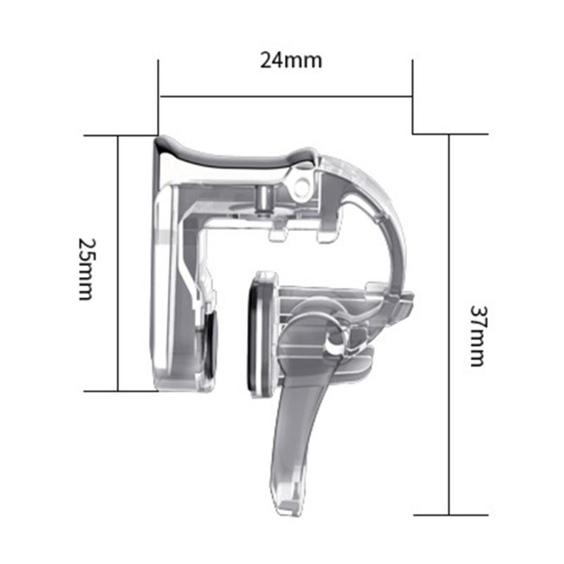 Mobile Gaming Triggers Button Joystick Gaming Accessories Triggers Fire Key Metal Game Controller Fire Button