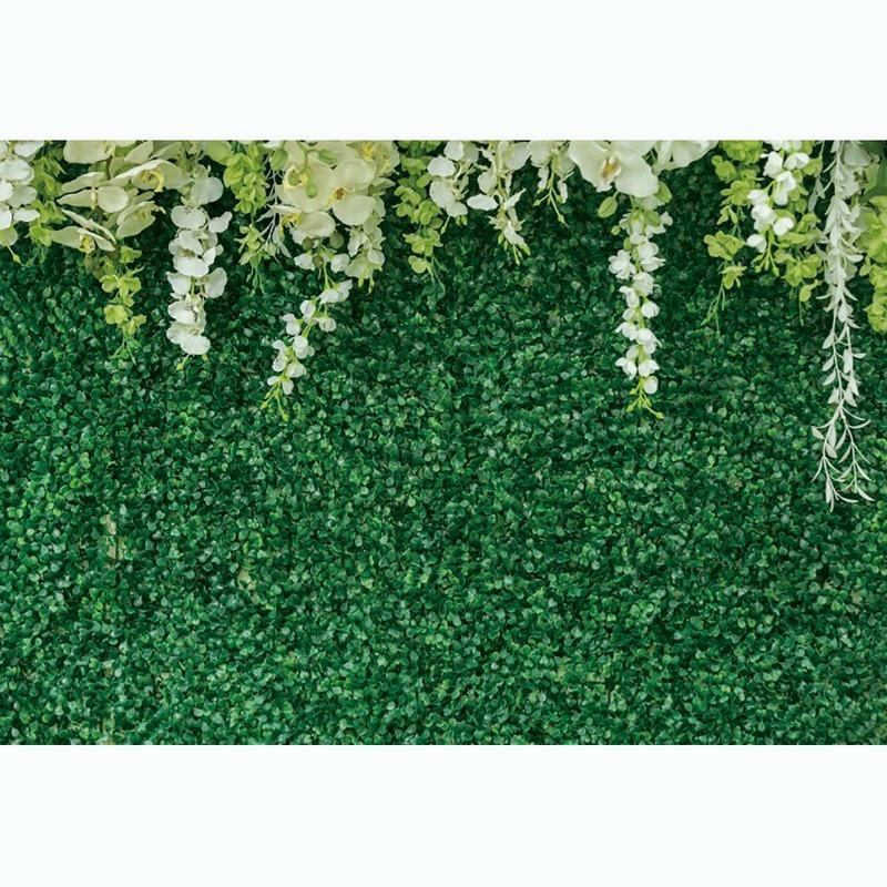 Green Leaf Backdrop Curtain Floral 3D Wedding Birthday Party Background Props