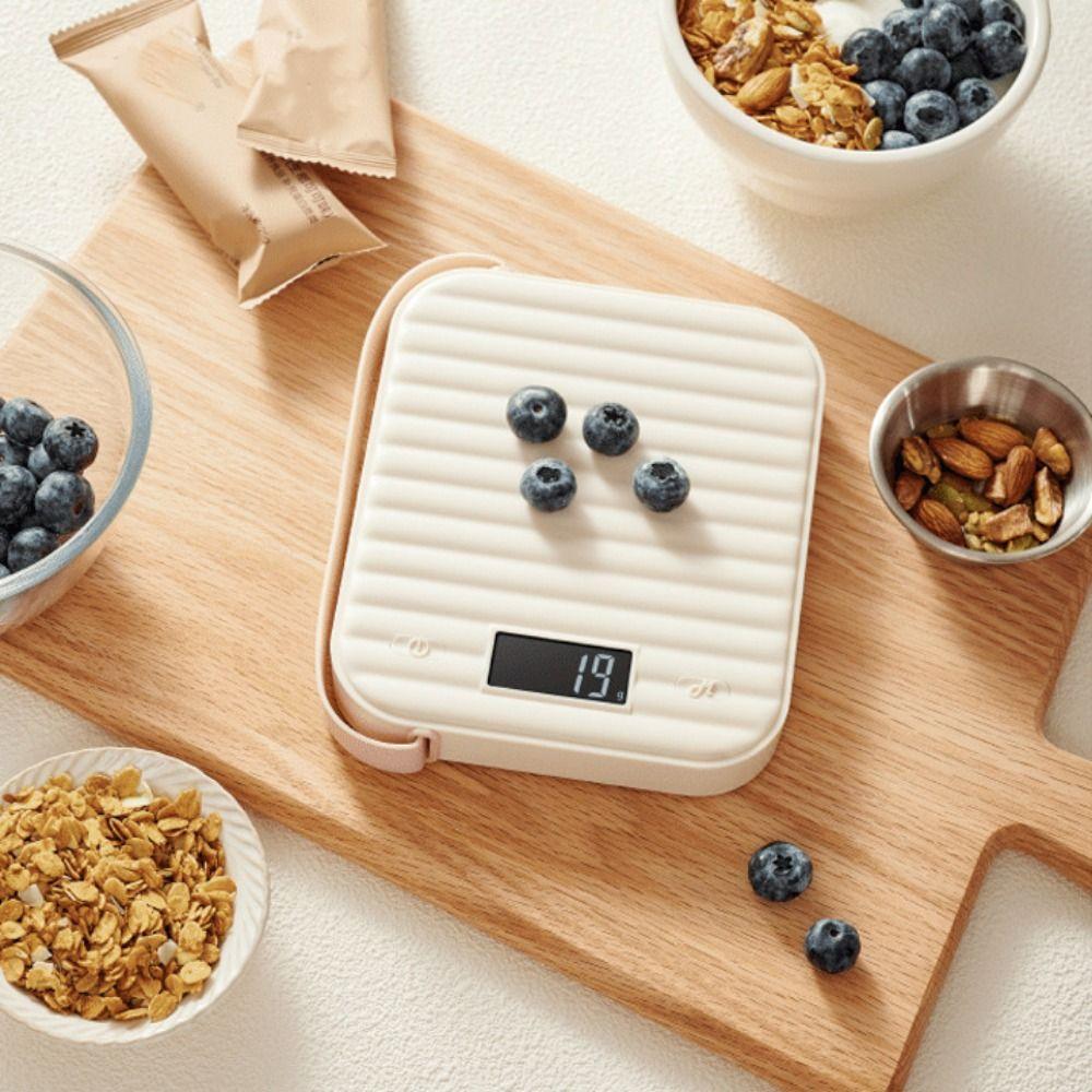 

Household Digital Coffee Scale Plastic Baking Scale Practical Cooking Scale Coffee Shop зелёный
