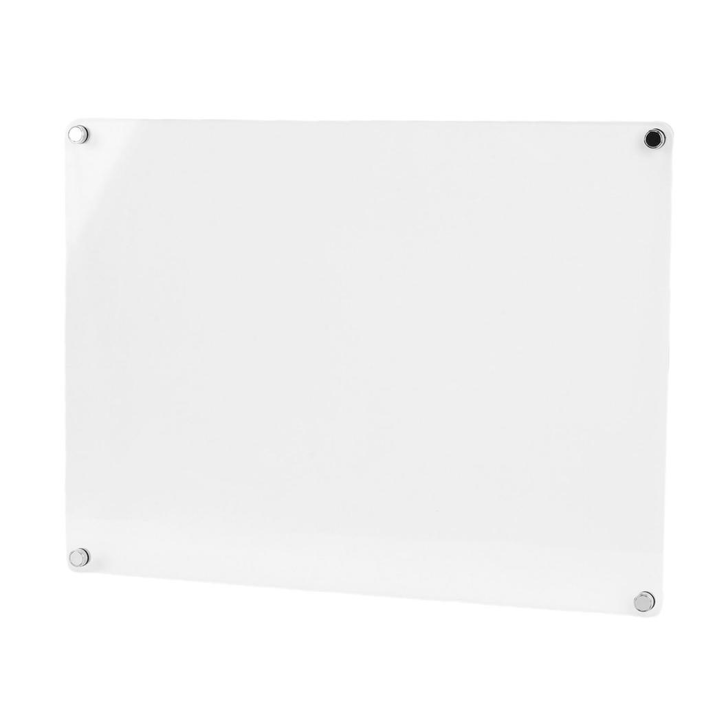 Acrylic Magnet Fridge Whiteboard Small Clear Dry Erase Refrigerator Planning Memo Board Kitchen Meal Planner 40x30cm