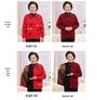Middle-Aged and Elderly Knit Zipper Cardigan - Parents' Wool Sweater