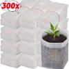 100/300PCS Biodegradable Nursery Grow Bags Non-woven Plants Seed Grow Pockets Home Garden Flower Vegetable Seedling Accessories