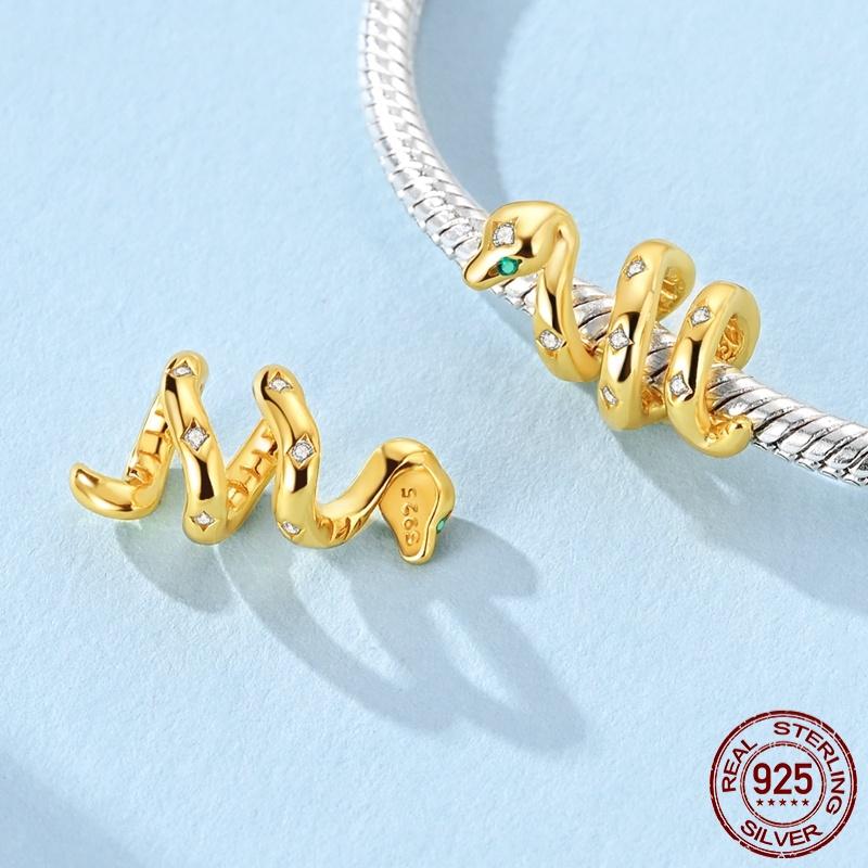 Kupfer Schlange Sonnenblume Leopard Anhänger Perlen Passen Original Armband DIY Schmuck Party Geschenke