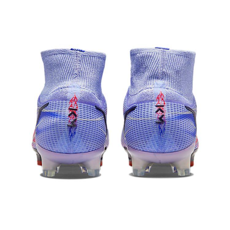 Nike Kylian Mbappé x Mercurial Superfly 8 Elite Flames Unisex Sneakers Purple Light-Thistle Indigo-Burst DB2859-506