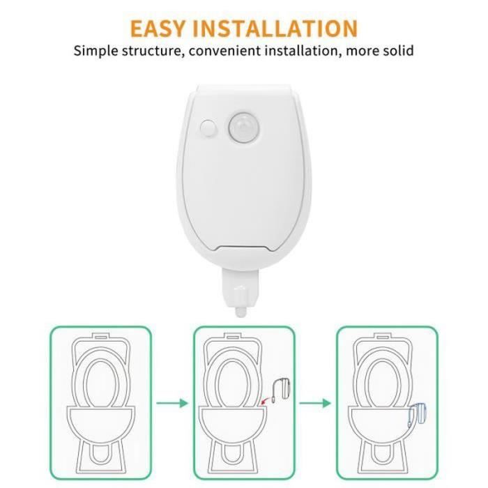 Iluminación LED - CHANGM - Luz de noche para WC - 7 colores - IP65 - Para niños