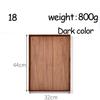 Ovale Serviertabletts, Geschirr, Dessert, Tee, Untertasse, Untersetzer, Kaffee-Untersetzer, Holzteller, Aufbewahrung, Lebensmittel-Display, Home Hotel Decor