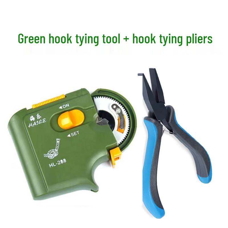 Electric Fish Hook Tying Tool - Automatic Fishing Line & Hook Assistant