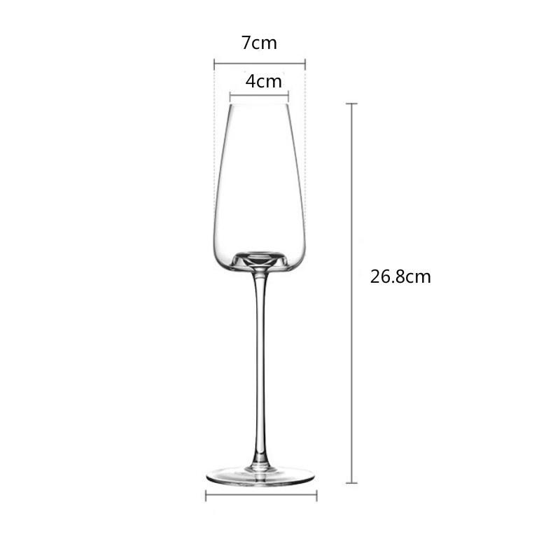 

Collectible Red Wine Glass Handmade Artwork Clear Crystal Wineglass Cup Champagne Flute Big Belly Small Mouth Bordeaux Goblet 250-650ml