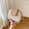 Mrs. Qiao Women's Bag 2025 New Crossbody Bag Autumn Winter Women's Bag High-end Genuine Leather Small Round Bag Mini Bag