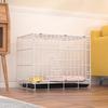 Foldable Metal Dog & Cat Cage for Home, Indoor/Outdoor, Car or Rescue Use