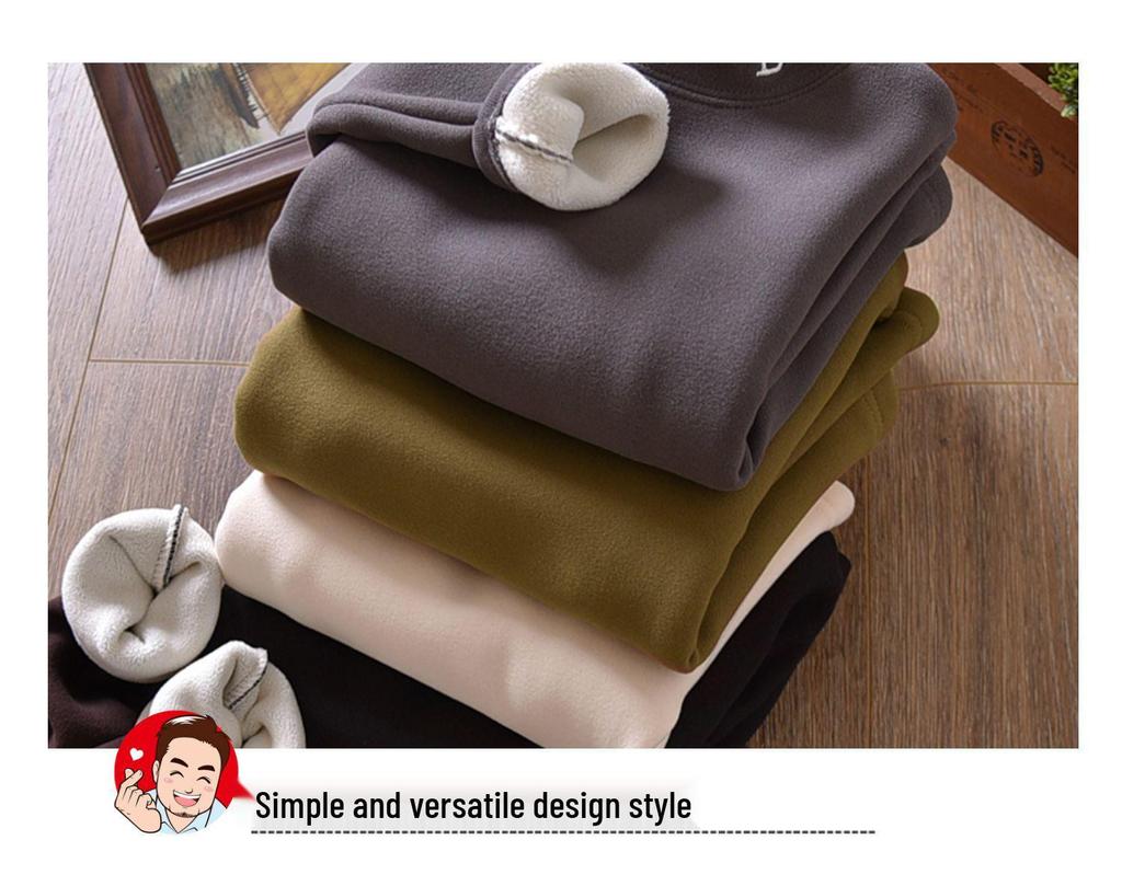 Jungen Halbrollkragen Samt Thermohemd für Winter & Herbst - Verdickte Mittlere & Große Kinderbekleidung