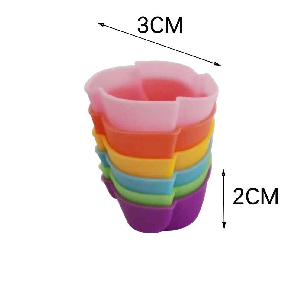 8pcs Kitchen Tools Jelly Chocolate Rose Flower Silicone Baking Mould Cup Cake Mold Cookie