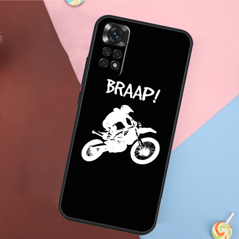 Moto Bike Motocross Cover For Xiaomi Redmi Note 13 14 Pro 12 11 9 10 9S 10S 11S 12S Redmi 14C 10C 12C 13C Case