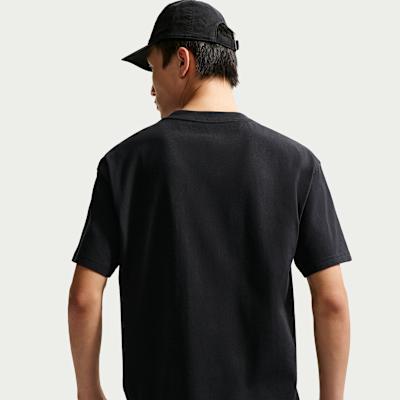 Nike Sportswear T Shirts Men's Black Crew Neck Moderate