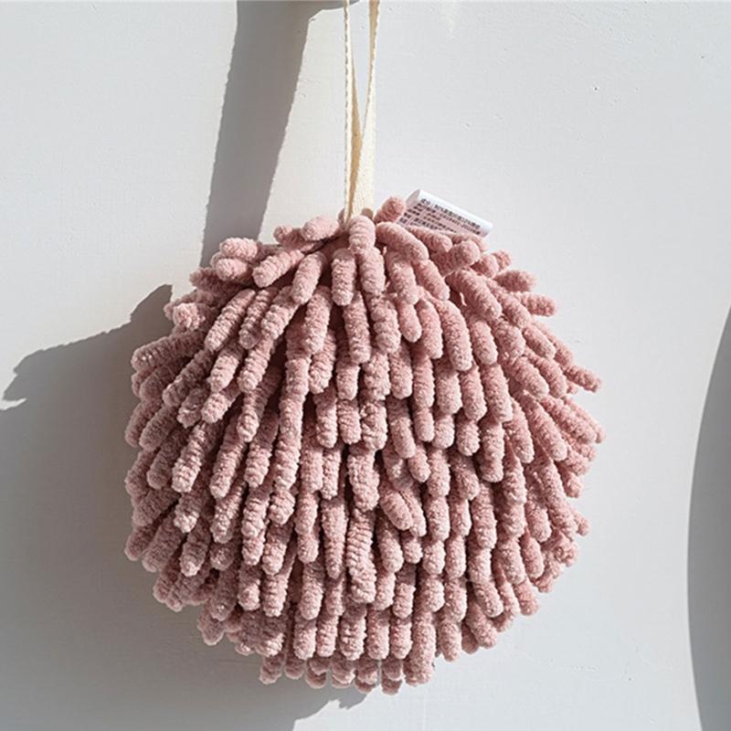 4Pcs Chenilles Hand Towel Wiping Cleaning Balls Quick Drying NonFading Color for Domestic and Office Cleaning