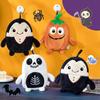 Halloween Decor Itemation Hand Towel Thicken Coral Fleece Towel Hanging Handkerchief For Kitchen Bathroom Accessories