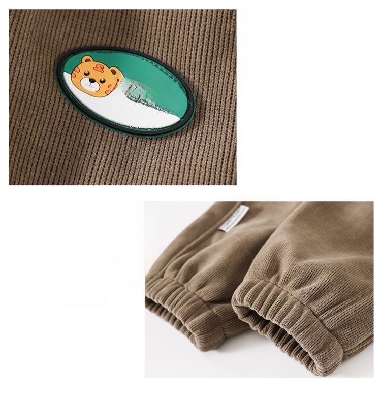 Boys' Corduroy Autumn 2024 Korean-Style Casual Sweatpants
