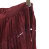 AMERI UNDRESSED Long Length Lace Switching Pleated Skirt Women Used