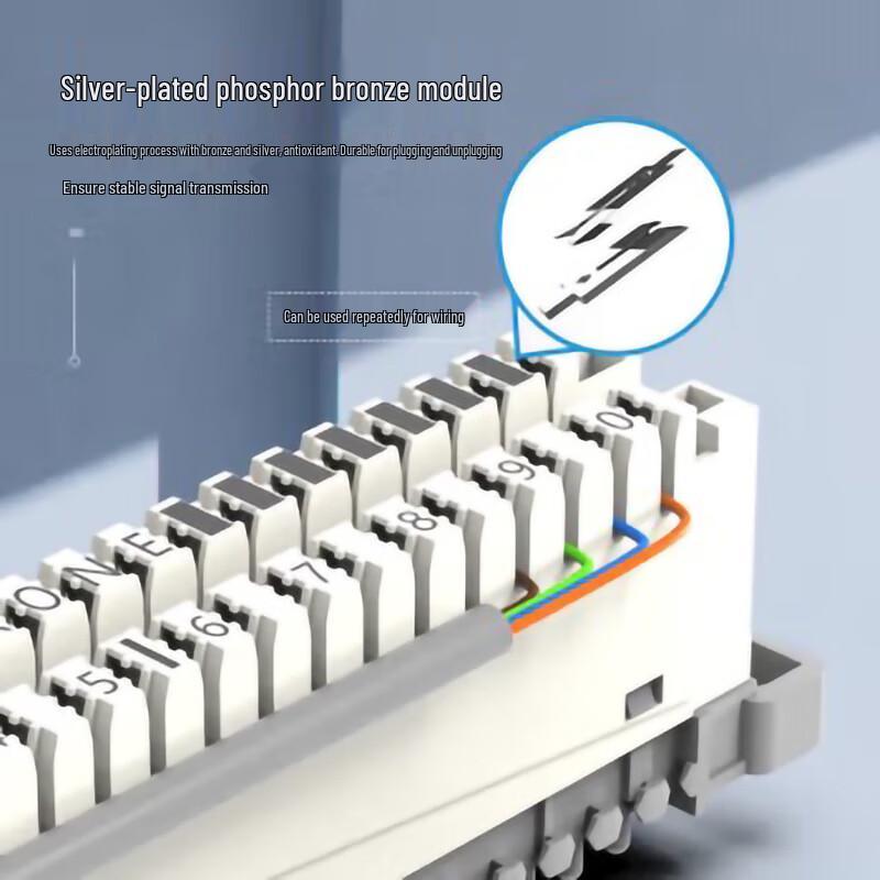

Hongji HJ-VDF200 200-Pair Rack Mount Voice Patch Panel
