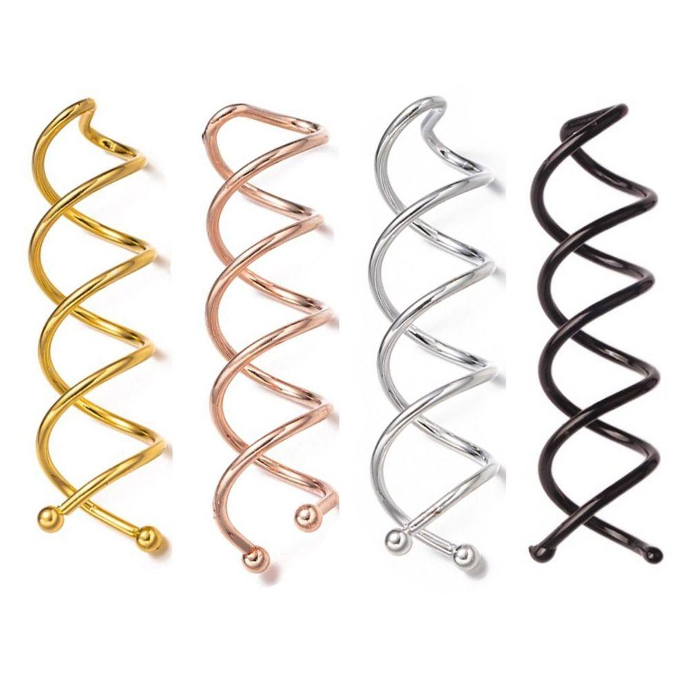 5pcs Twist Barrette Spiral Hair Clip Hair Fairy Hairpin Ornaments Screw Bobby Pin  Women
