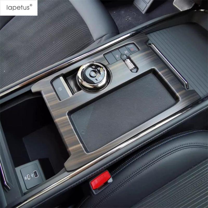 Central Control Gear Shift Panel Water Cup Holder Frame Decoration Cover Trim Accessories For Ford Mondeo Fusion Evos