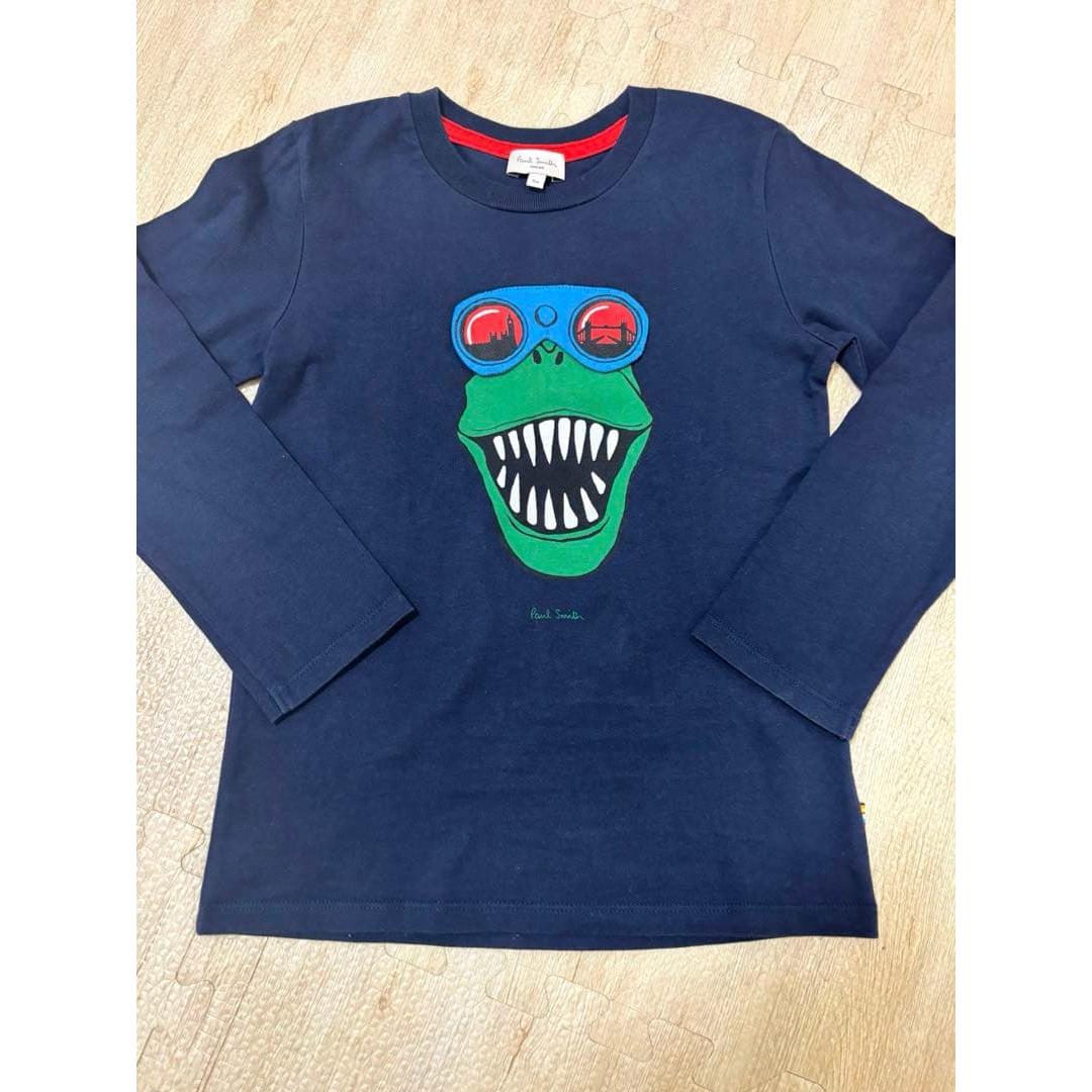 Used Paul Smith Dinosaur design long sleeve cut and sew 6A
