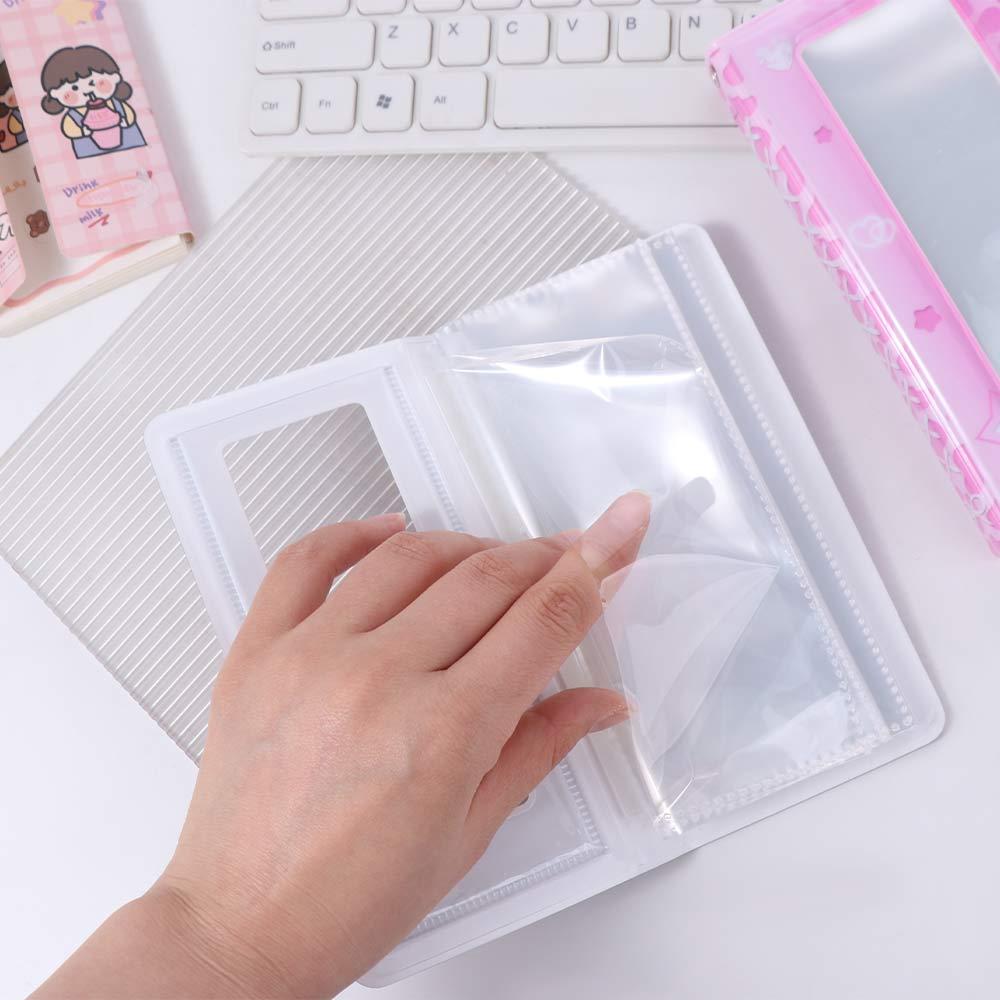Y2K PVC Card Cover Korean Photocard Album Keychain Pendant Card Protective Case Girls Gift