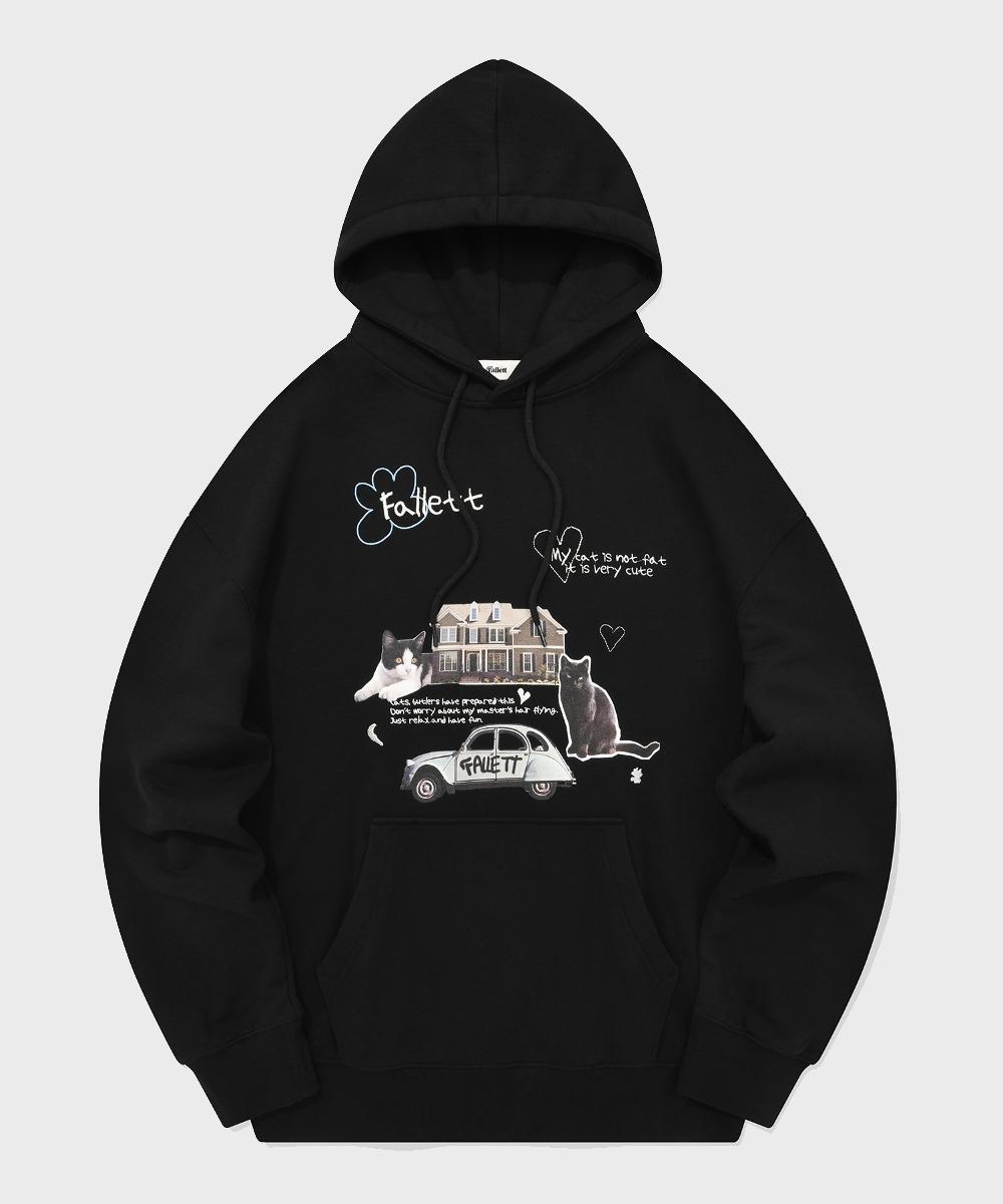 Pallet Nero House Hood Black Black/L