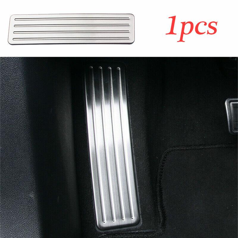 Fit For 2016- Cadillac XT5 Silver Titanium Car Footrest Pad Pedal Cover Trim