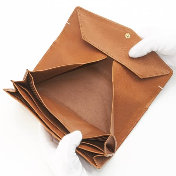 Genten Tosca Navy Flap Long Wallet