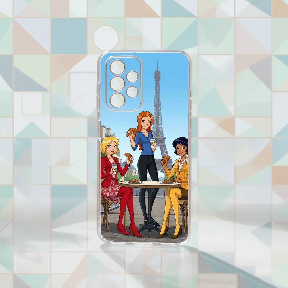 Крутой чехол для телефона gIrl T-Totally S-Spies, прозрачный силиконовый, мягкий, для Samsung S25, S24, S21, S22, S23, S30, Ultra, S20, Plus, Fe Samsung S24
