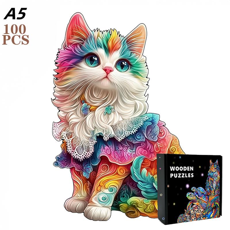 Non-Toxic Owl Wooden Animal Puzzle Diy Crafts Brain Trainer Puzzles Game For Kids Adult Educational Wood Toy Gift Medium Difficulty Jigsaw