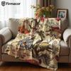 Vintage Floral Vine Ultra Soft Sherpa Fleece Blanket Fluffy Warm Halloween Cozy Throw for Sofa Couch Bedroom Gift All Season