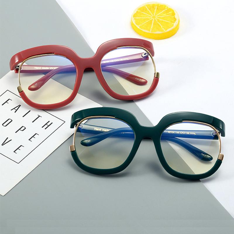 Popular White Reading-Purpose Glasses Women Large Transparent Round Farsightness Eyeglasses Diopters 0 To +600 Unisex Sturdy Thick Frame Glasses