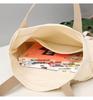 Spacious Canvas Crossbody Bag for College Students - Versatile Korean & Japanese Style