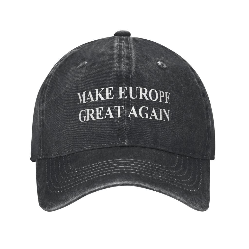 MEGA Make Europe Great Again Baseballová čiapka Slnko Lov Kempovanie Dropshipping Praná Trucker Čiapka Unisex Unisex Štýlová Snapback Čiapka