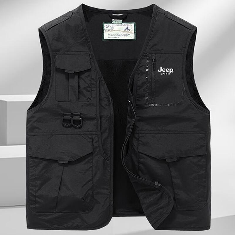 JEEP SPIRIT Men's Outdoor Multi-Pocket Vest