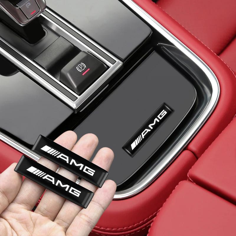 2/4/10Pcs 3D Car Badge Decorative Stickers For Benz AMG W201 W210 W108 W168 GLC W176 W124 W126 CLA GLA GLB GLS EQA EQB EQE EQC PW6