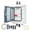 Solar photovoltaic Combiner Box 500V/1000V Waterproof Enclosure With Circuits breaker For Photovoltaic System Install