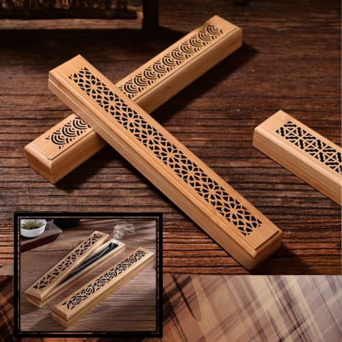 KAMIHO Incense Holder, Horizontal, Incense Burner, Horizontal Incense Holder (Arabesque Pattern)