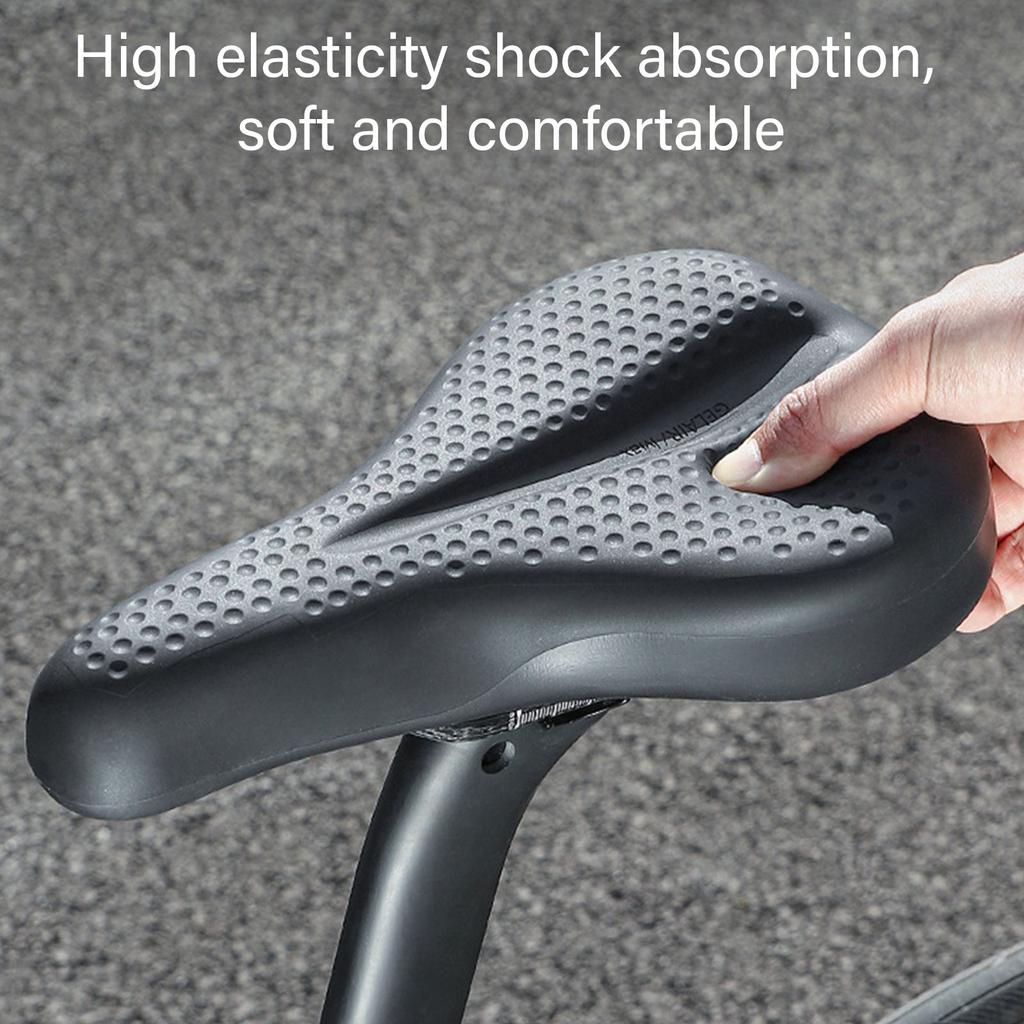 Bicycles Gels Saddles Cushions Universals Bike Saddles Cover Mountain Bike Seats Comfort Upgraded for Cyclists