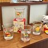 Glass Cup High Value Water Cup Household Couple Coffee Flower Tea Cup Office Milk Cup