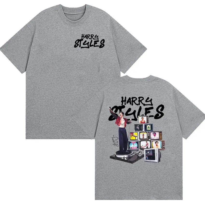 Limited Harry Styles New Album 2026 Graphic T Shirt Unisex Hip Hop Pop Music Short Sleeve Tshirts Cotton Tshirt Streetwear Y2K