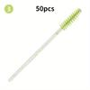 50 PCS/pack Colored Disposable Mascara Brush Grafted with Crystal Mascara Wand Colored Spiral Solid Mascara Brush