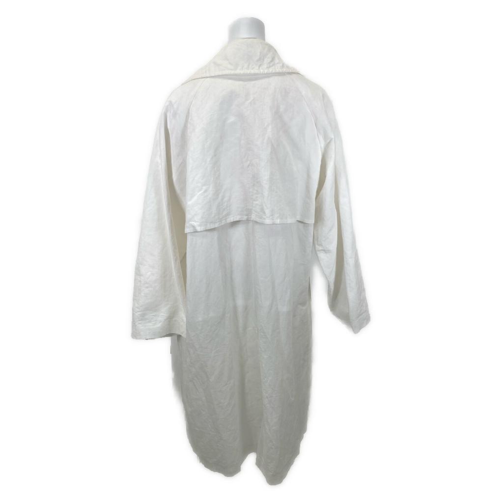 Y's [21Stainless Steel] YT-C40-330 Cotton X Linen Modified Trench Coat 1 whiteUsed