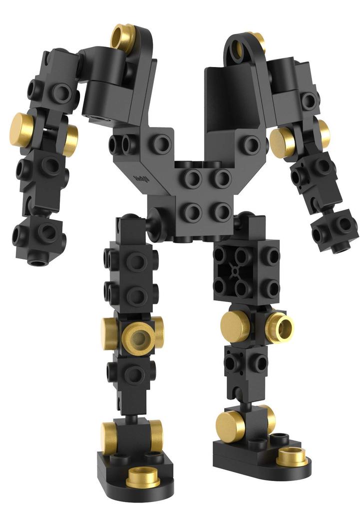 MyBuild 1001 Mecha Frame Block Robot Base Assembly Set Freely Customizable Compatible with Other Brands Recommended for Ages 10 and Up