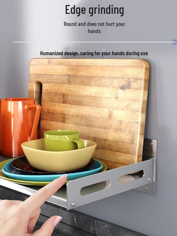 Lion Search Stainless Steel Wall-Mounted Shelf